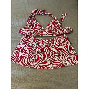 Athleta Swimsuit Top and Swimskirt